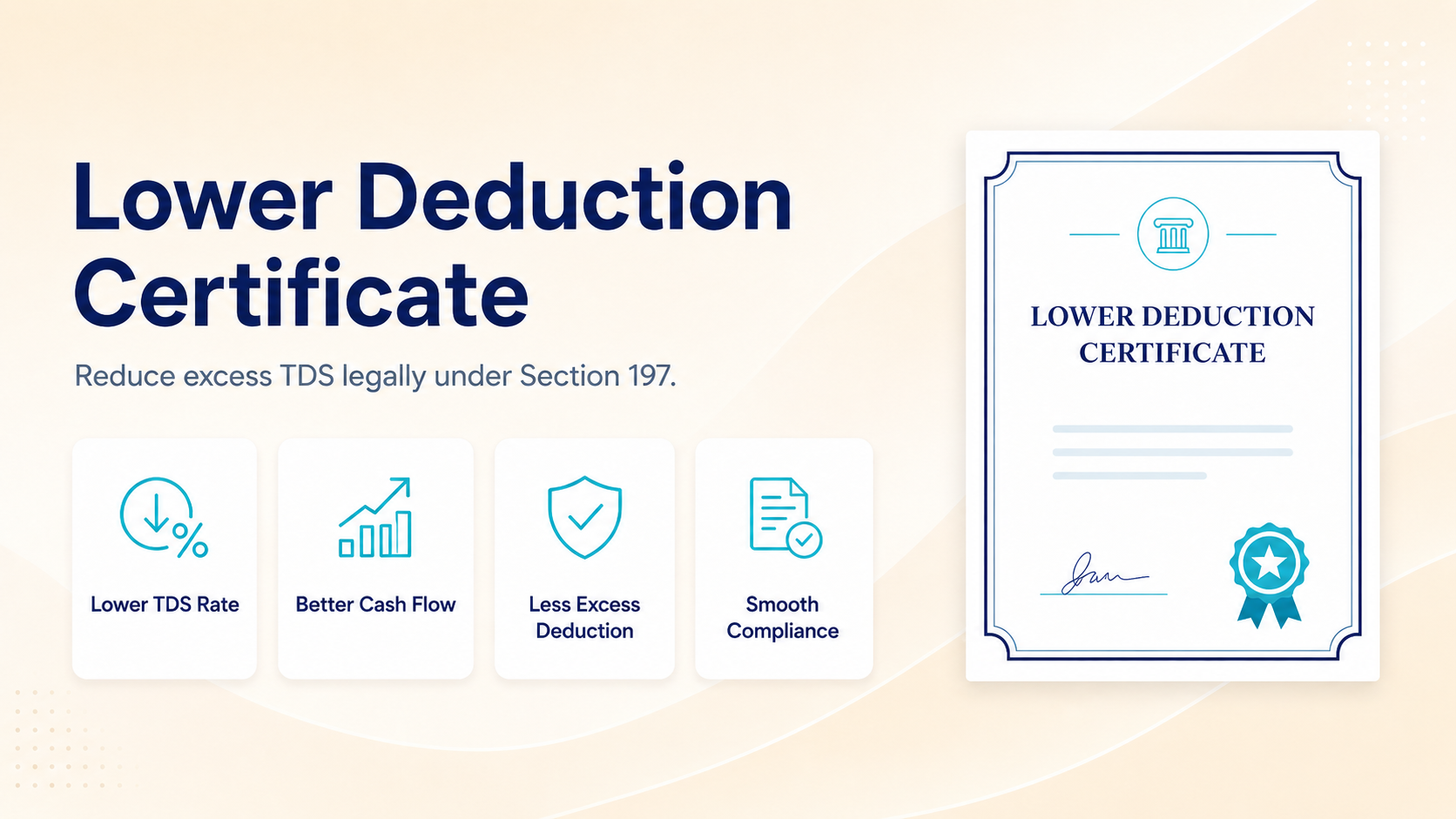 Lower Deduction Certificate
